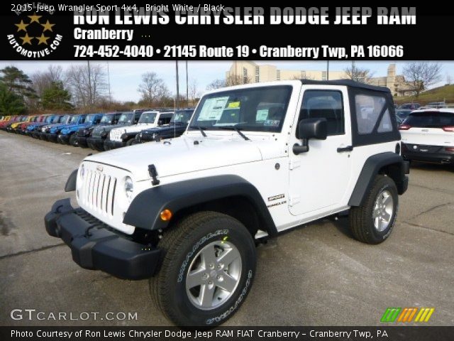 2015 Jeep Wrangler Sport 4x4 in Bright White