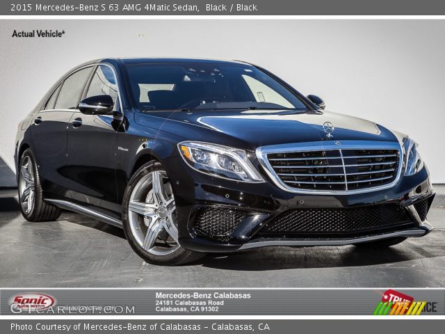 2015 Mercedes-Benz S 63 AMG 4Matic Sedan in Black