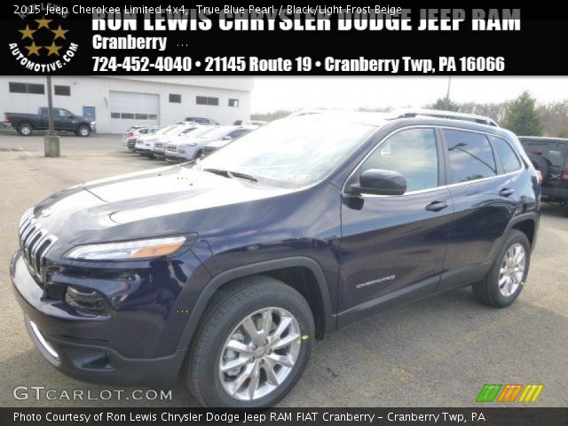 2015 Jeep Cherokee Limited 4x4 in True Blue Pearl