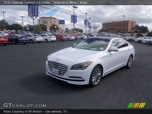 2015 Hyundai Genesis 3.8 Sedan in Casablanca White