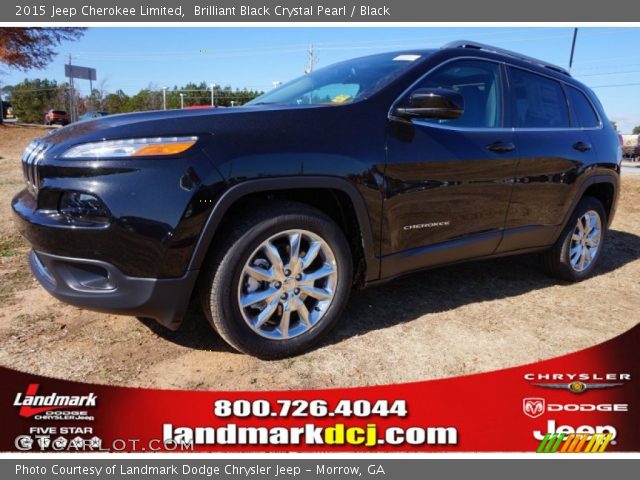 2015 Jeep Cherokee Limited in Brilliant Black Crystal Pearl