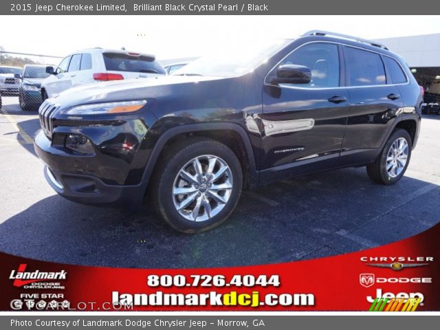 2015 Jeep Cherokee Limited in Brilliant Black Crystal Pearl