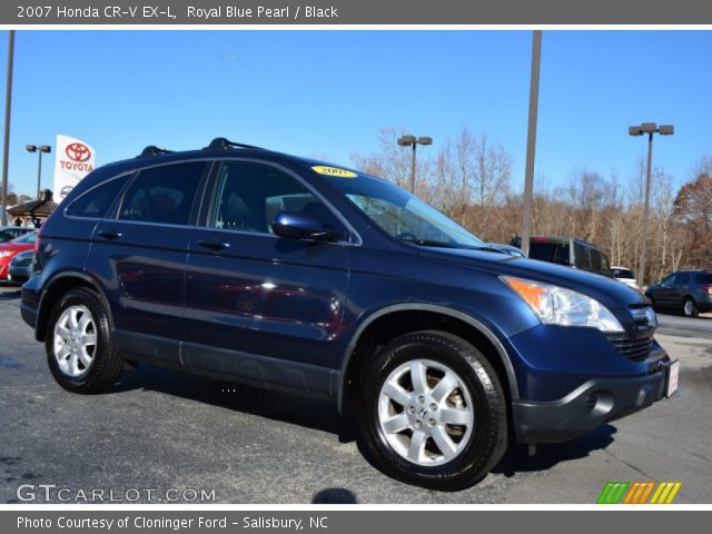2007 Honda CR-V EX-L in Royal Blue Pearl
