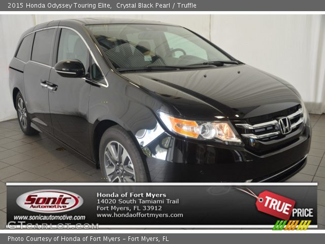 2015 Honda Odyssey Touring Elite in Crystal Black Pearl