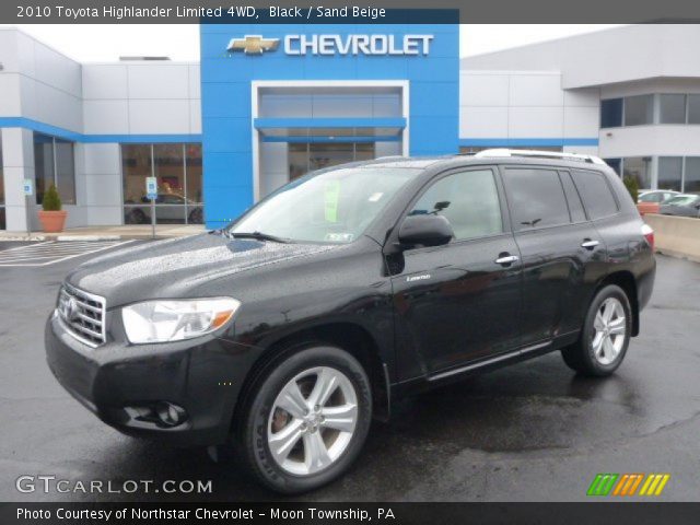 2010 Toyota Highlander Limited 4WD in Black