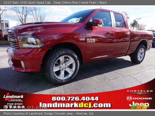 2015 Ram 1500 Sport Quad Cab in Deep Cherry Red Crystal Pearl
