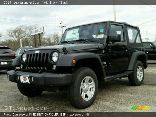 2015 Jeep Wrangler Sport 4x4 in Black