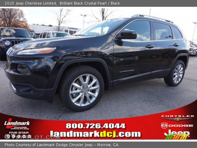 2015 Jeep Cherokee Limited in Brilliant Black Crystal Pearl