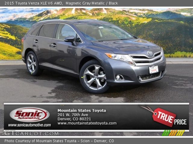 2015 Toyota Venza XLE V6 AWD in Magnetic Gray Metallic