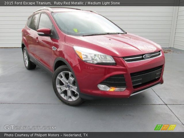 2015 Ford Escape Titanium in Ruby Red Metallic