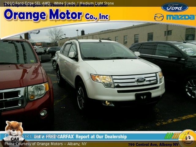 2010 Ford Edge SEL AWD in White Suede
