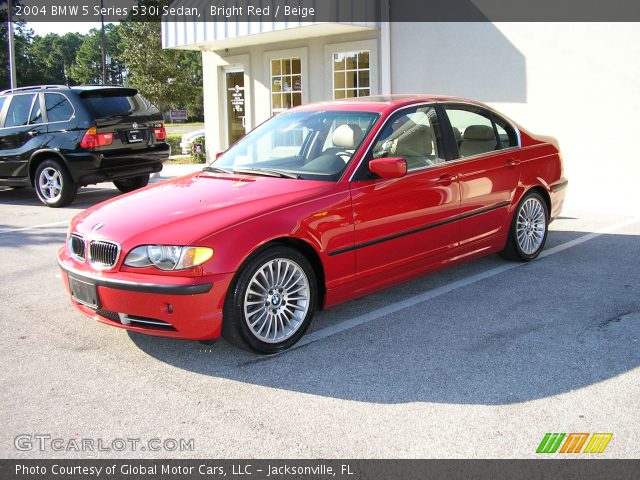 2004 BMW 5 Series 530i Sedan in Bright Red