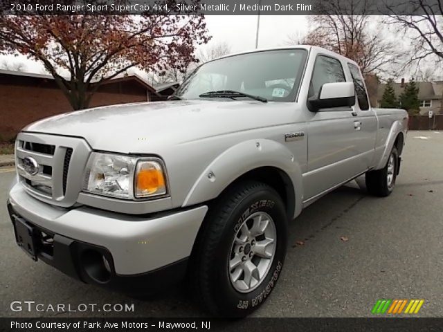 2010 Ford Ranger Sport SuperCab 4x4 in Silver Metallic