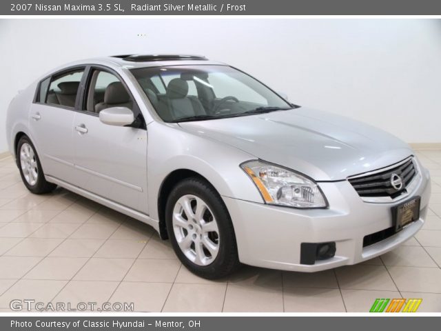 2007 Nissan Maxima 3.5 SL in Radiant Silver Metallic