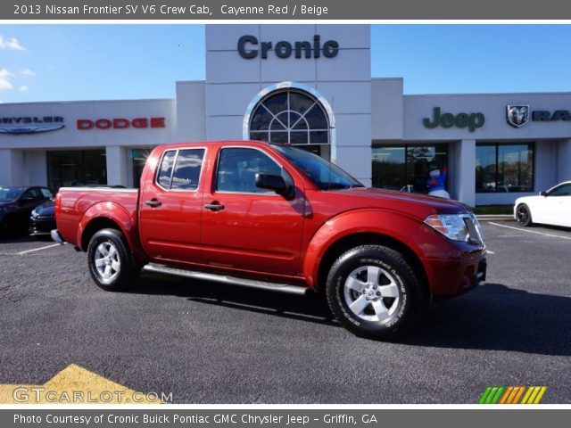 2013 Nissan Frontier SV V6 Crew Cab in Cayenne Red