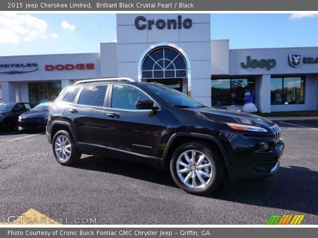 2015 Jeep Cherokee Limited in Brilliant Black Crystal Pearl