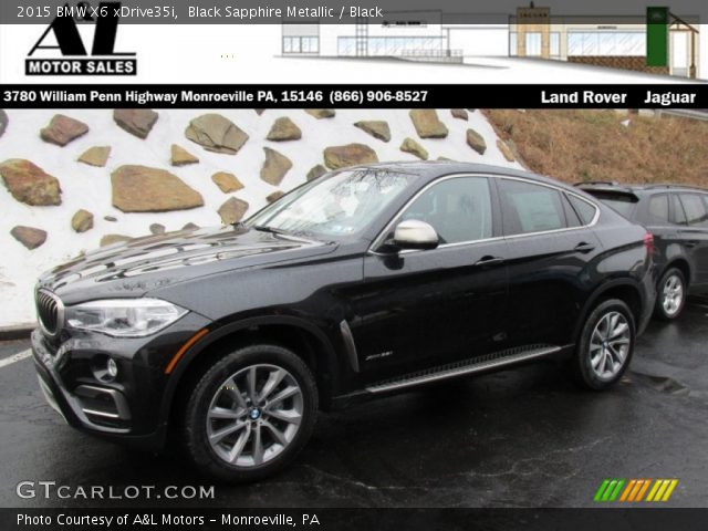 2015 BMW X6 xDrive35i in Black Sapphire Metallic