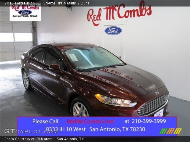 2015 Ford Fusion SE in Bronze Fire Metallic