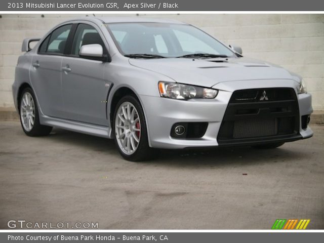 2013 Mitsubishi Lancer Evolution GSR in Apex Silver