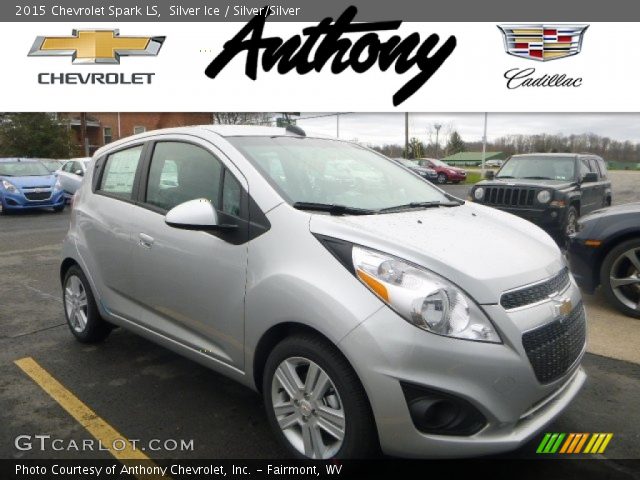 2015 Chevrolet Spark LS in Silver Ice