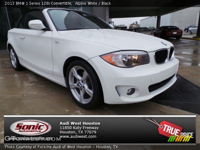 2013 BMW 1 Series 128i Convertible in Alpine White