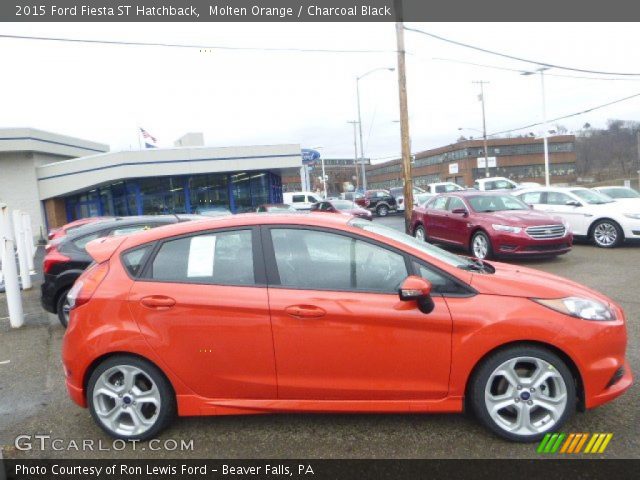 2015 Ford Fiesta ST Hatchback in Molten Orange