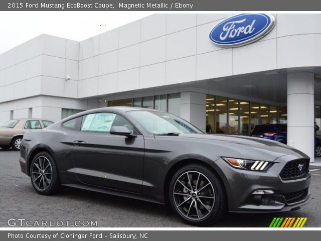 2015 Ford Mustang EcoBoost Coupe in Magnetic Metallic