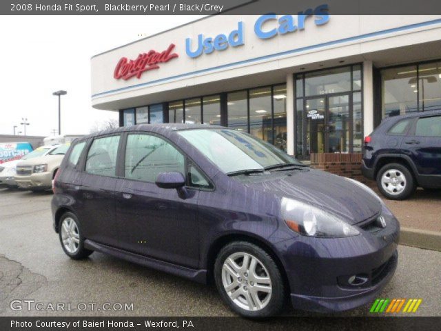 2008 Honda Fit Sport in Blackberry Pearl