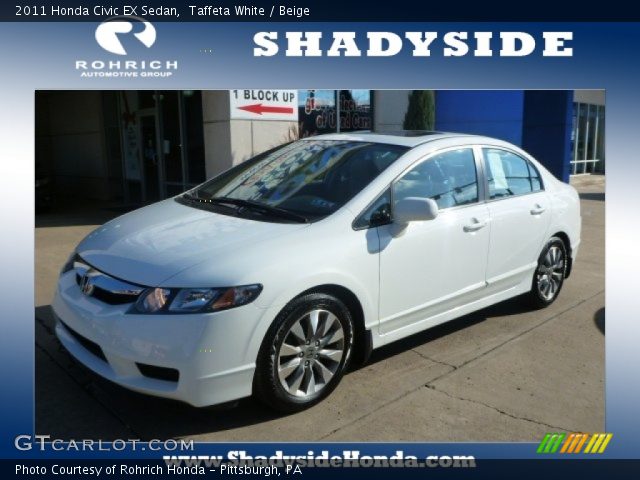 2011 Honda Civic EX Sedan in Taffeta White