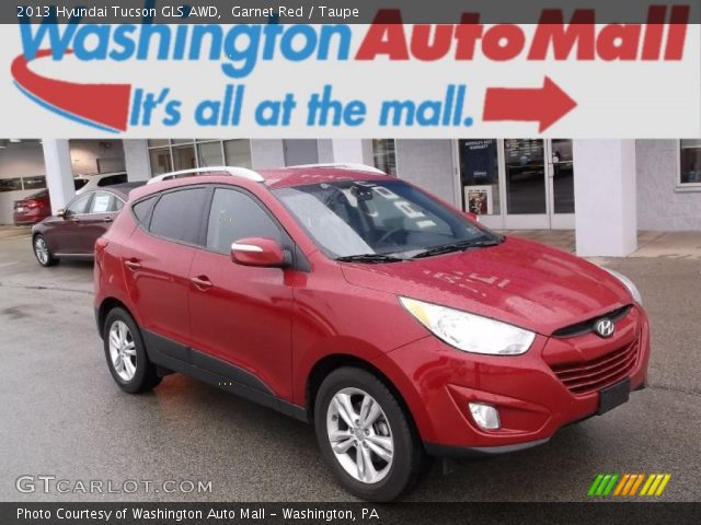 2013 Hyundai Tucson GLS AWD in Garnet Red