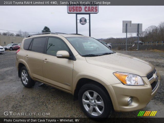 2010 Toyota RAV4 Limited V6 4WD in Sandy Beach Metallic