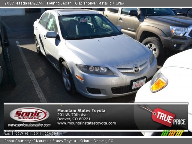 2007 Mazda MAZDA6 i Touring Sedan in Glacier Silver Metallic