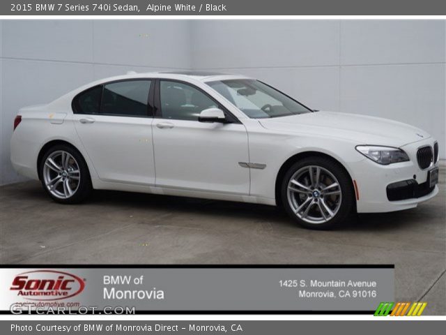 2015 BMW 7 Series 740i Sedan in Alpine White