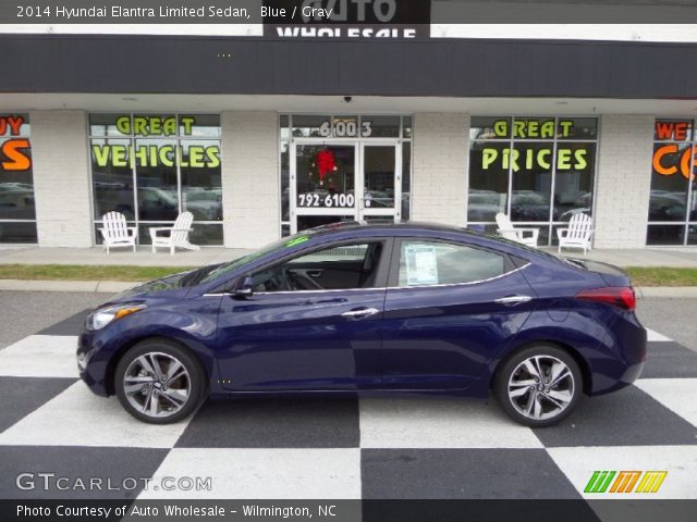 2014 Hyundai Elantra Limited Sedan in Blue