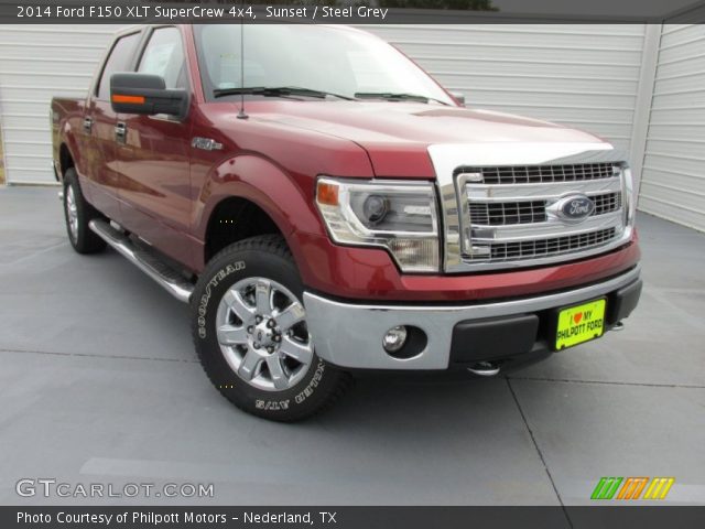 2014 Ford F150 XLT SuperCrew 4x4 in Sunset