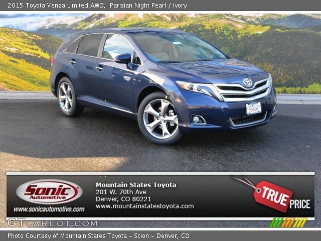 2015 Toyota Venza Limited AWD in Parisian Night Pearl