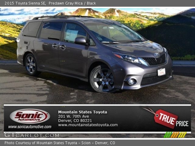 2015 Toyota Sienna SE in Predawn Gray Mica