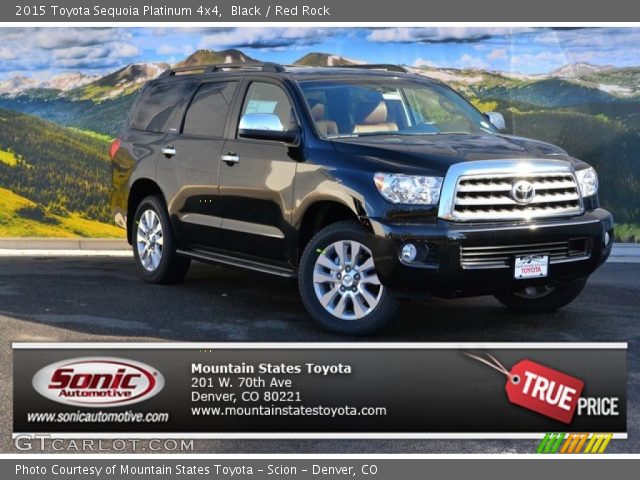 2015 Toyota Sequoia Platinum 4x4 in Black