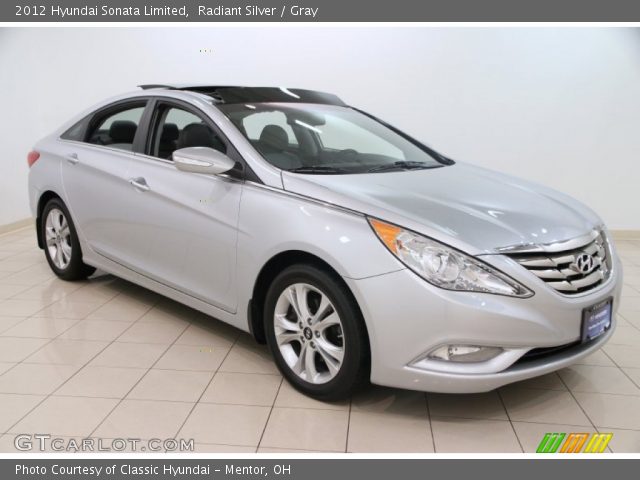 2012 Hyundai Sonata Limited in Radiant Silver