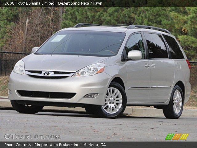 2008 Toyota Sienna Limited in Desert Sand Mica
