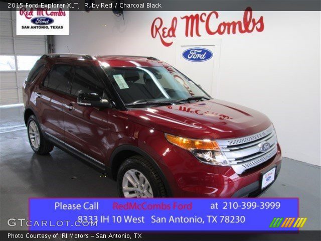 2015 Ford Explorer XLT in Ruby Red