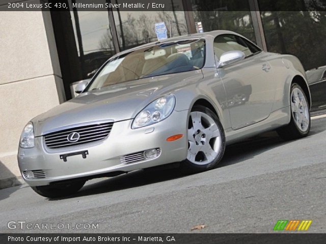 2004 Lexus SC 430 in Millennium Silver Metallic