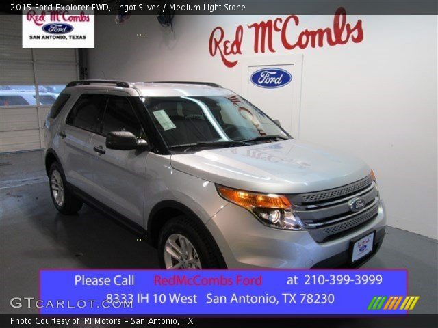2015 Ford Explorer FWD in Ingot Silver
