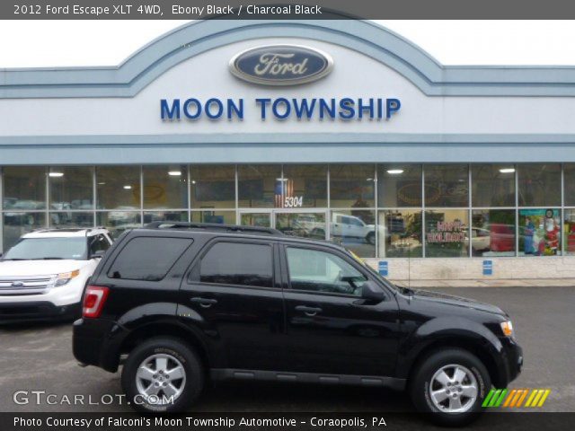 2012 Ford Escape XLT 4WD in Ebony Black