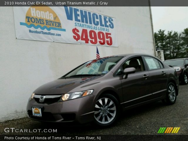 2010 Honda Civic EX Sedan in Urban Titanium Metallic