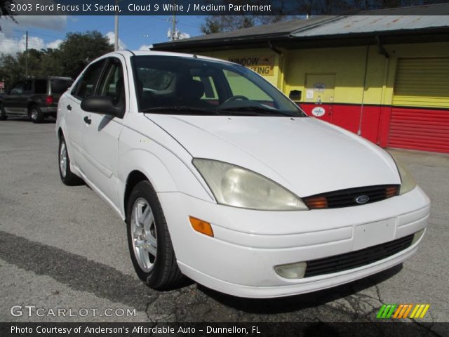 2003 Ford Focus LX Sedan in Cloud 9 White
