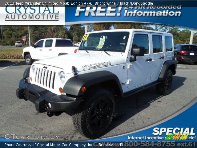 2013 Jeep Wrangler Unlimited Moab Edition 4x4 in Bright White