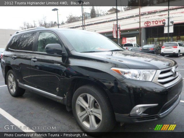 2012 Toyota Highlander Limited 4WD in Black