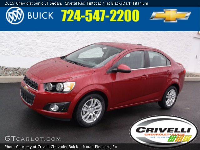 2015 Chevrolet Sonic LT Sedan in Crystal Red Tintcoat