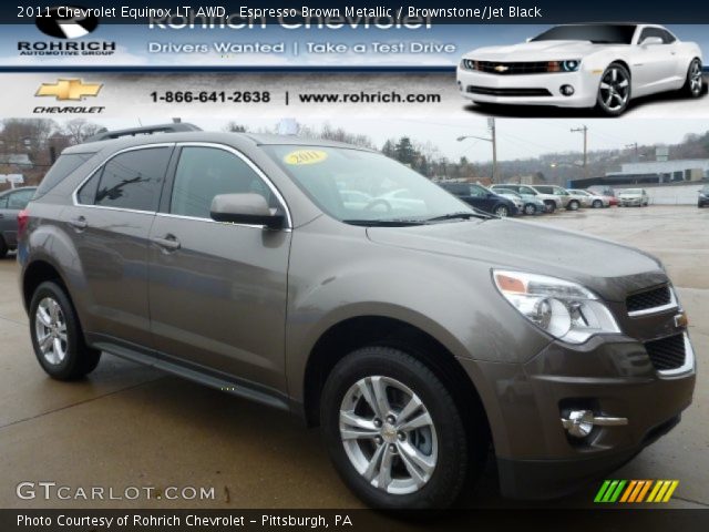 2011 Chevrolet Equinox LT AWD in Espresso Brown Metallic